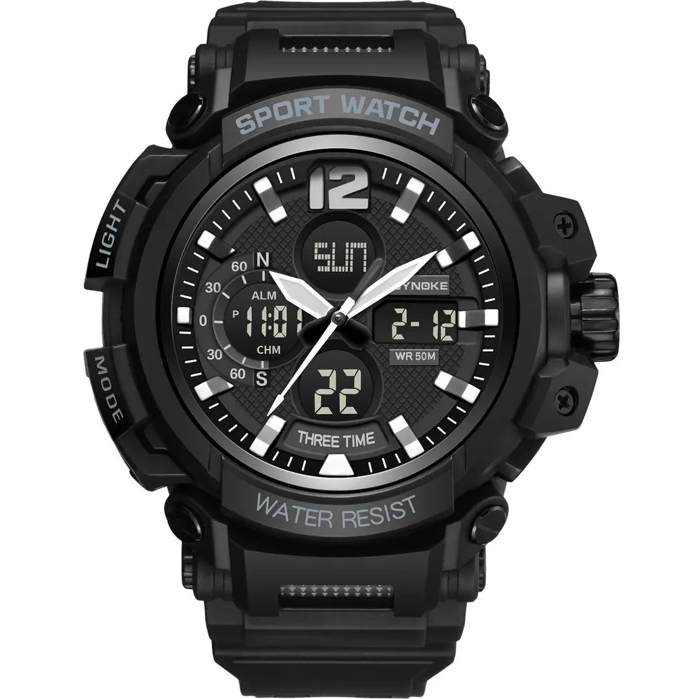 

94029402 Multifunctional Sports Waterproof Electronic Watch Men's Digital LED Waterproof Wrist Watch Electronic watch Clock