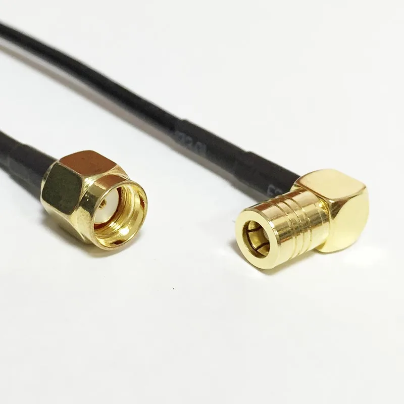 New Modem Coaxial Cable RP SMA Male Plug Switch SMB Female Jack Right