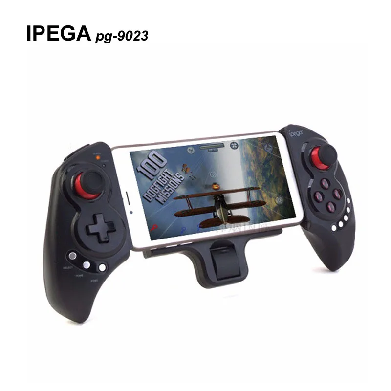 2017 new wireless telescopic IPEGA pg 9023 bluetooth game gamepad joystick game controller for ios android