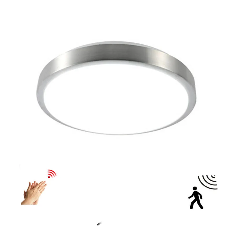 Motion Sensor LED Ceiling Lights Fixtures Restaurant Bathroom Wall Mounted Lamps