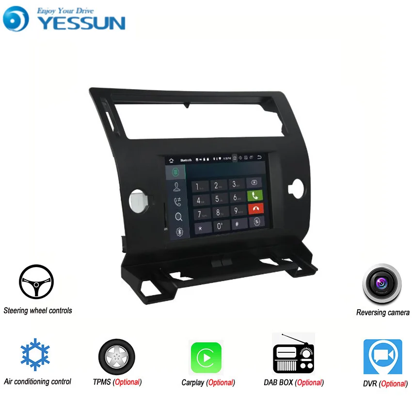 Clearance YESSUN Android 8 4G RAM For Citroen C4 2005~2011 Car Navigation GPS Multimedia Player mirror link Separate Radio Touch Screen 1