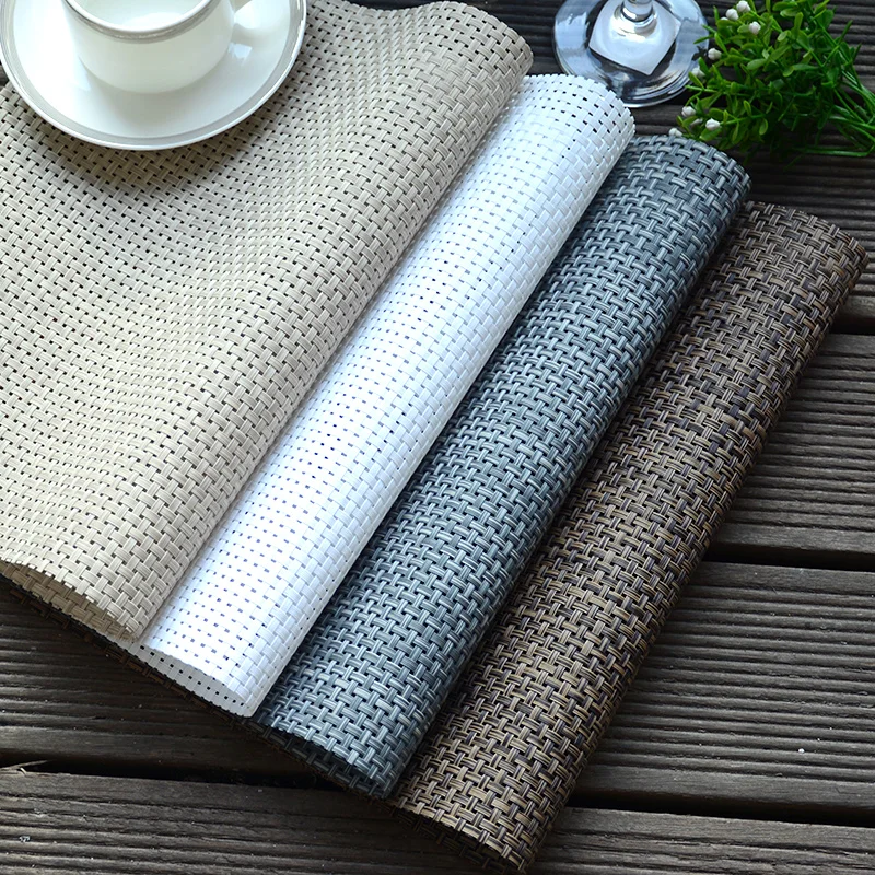 

4pcs/lot High Quality Thicken Placemat European Style Heat Proof PVC Dining Table Mat