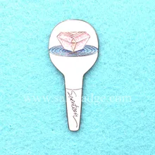 На Заказ Блестящий цветной металлический логотип значок