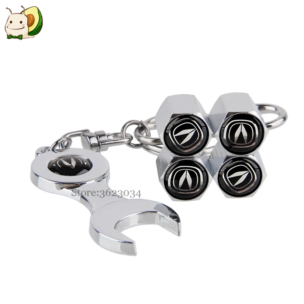 

Tire Valve Caps Silver Wheel Airtight Cover for CHANGAN Logo CS35 CS75 CX70 CX55 Eado Benni Raeton Car Styling