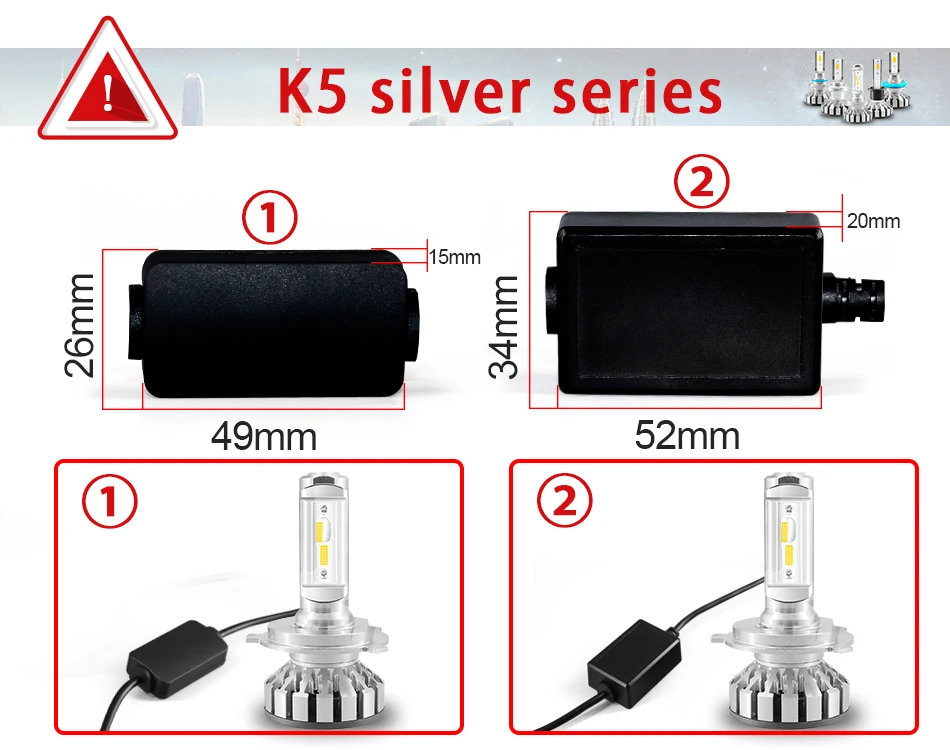 H7 CANBUS LED H1 H4 H11 H8 H9