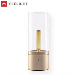 Оригинальный XIAOMI YEELIGHT 6,5 Вт светодиодный ночник умный bluetooth управление перезаряжаемая Регулируемая лампа настольная Mijia свеча