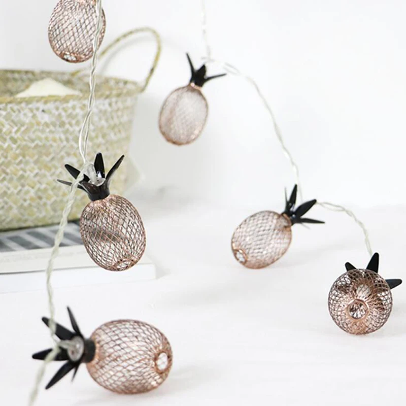 Led Light String Pineapple Lamp Strings10203040LEDs Fairy String Lamp Waterproof Battery Operated Xmas Party Lighting (12)