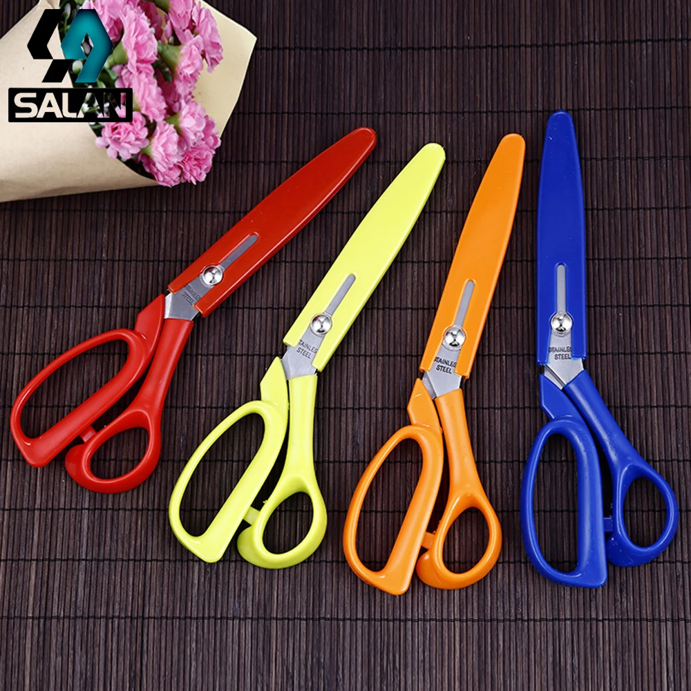 Household office scissors 7 inch tailor cut stainless steel clothing