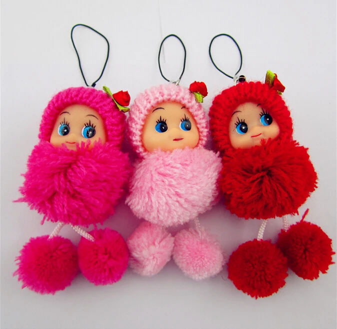 

Random 1pcs new 8cm Kids Toys Soft Interactive Baby Dolls Toy Mini Doll For boys and Girls