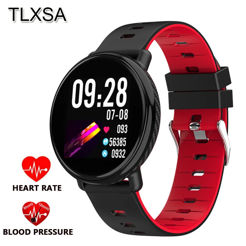 

2019 New Fitness Tracker Smart Watch Full Touch Screen IP68 Waterproof Fitness Heart Rate Monitor Smartwatch For Men Women Watch