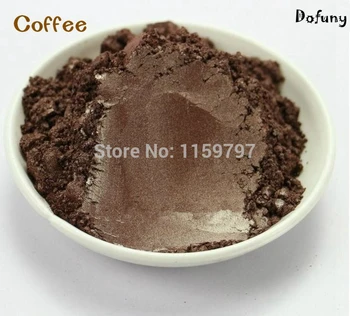 

Coffee Color Mica Pearl powder for eye shadow Cosmetic Material Nail Polish Paint Printing Making 500g/pack.