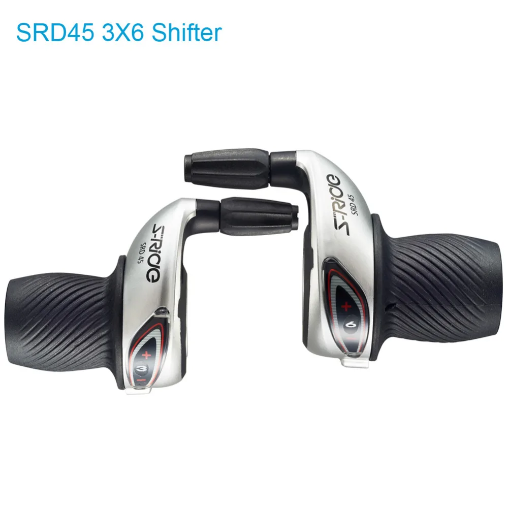 S Ride MTB Bicycle 3x6 Speed Spring Shifting Twist Shifter Left & Right