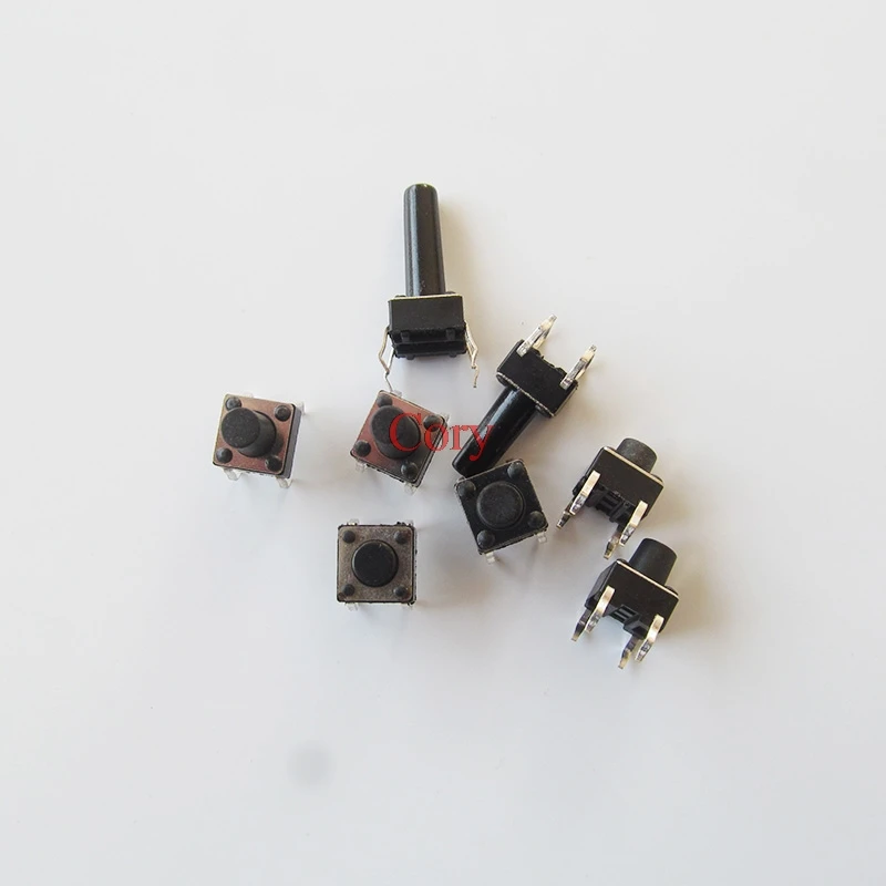 20 шт. 6x6 мм панель PCB мгновенный DIP 4pin Кнопка Micro-тактильный переключатель 4 3-25