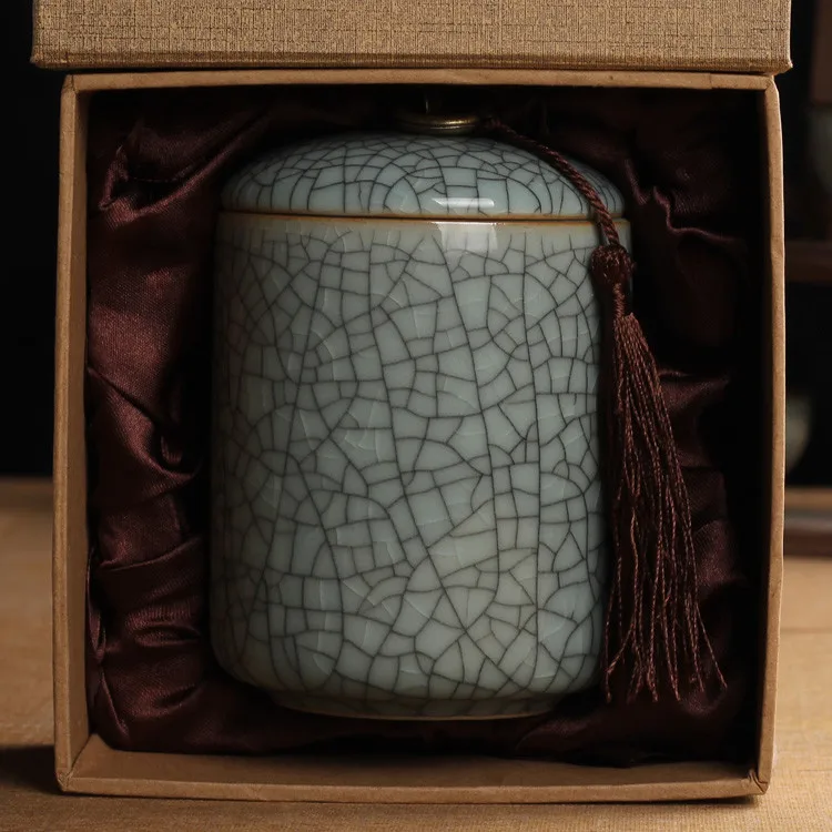 Jia-gui luo китайская керамическая чайная коробка ruyao kiln очень настойна. Каждый горшок имеет свою уникальную текстуру. В удивить