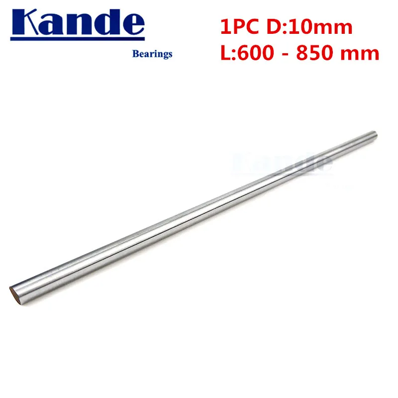 

Kande Bearings 1pc d: 10mm 600 700 700 800 mm chrome plate 3D printer rod shaft linear shaft chrome plated rod shaft CNC parts