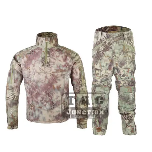 

Emerson All Weather Combat BDU Uniform Set Suit EmersonGear Tactical Camouflage Shirt & Pants Airsoft Military Hunting Clothing