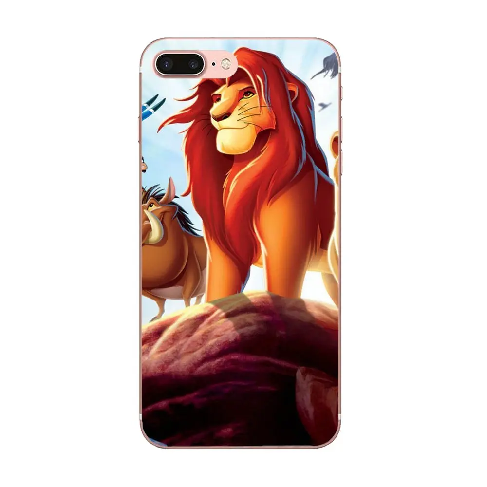 Для Apple iPhone 4 4S 5 5C 5S SE 6 6S 7 8 Plus X XS Max XR TPU чехол с принтом Simba Nala|Бамперы| |