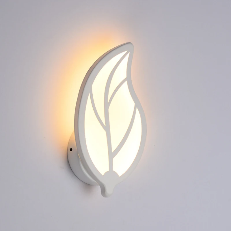  New 18W 36 LED Wall light Butterfly Leaf Shape rail project Square LED wall lamp bedroom wall lamps - 33019741727
