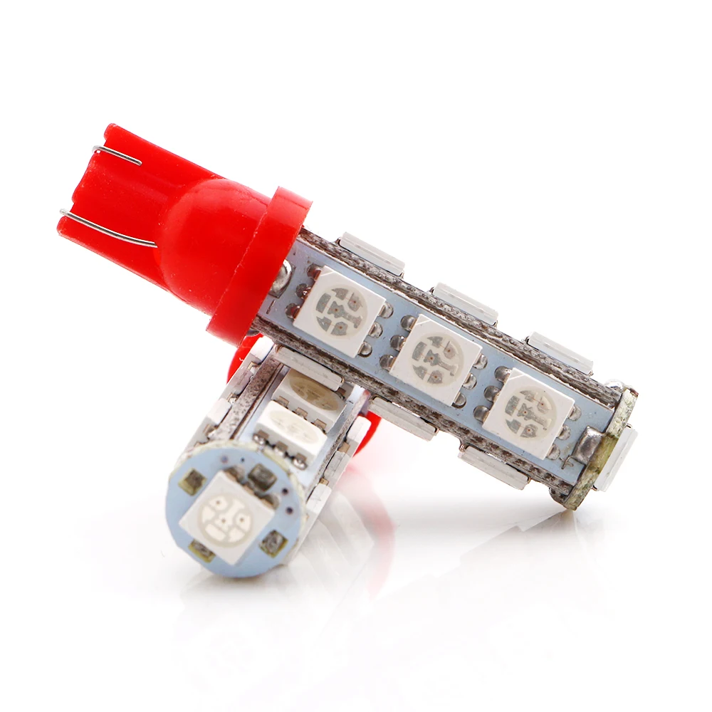 50 шт. T10 5050 194 168 W5W 13 SMD светодиодный 12V 24V DC супер яркий светильник лампы авто ing