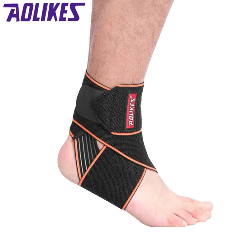 

Ankle Support Sport Anti-slip Ankle Brace Protector Adjustable Elastic Brace Guard Support Football Basketball Running tobillera