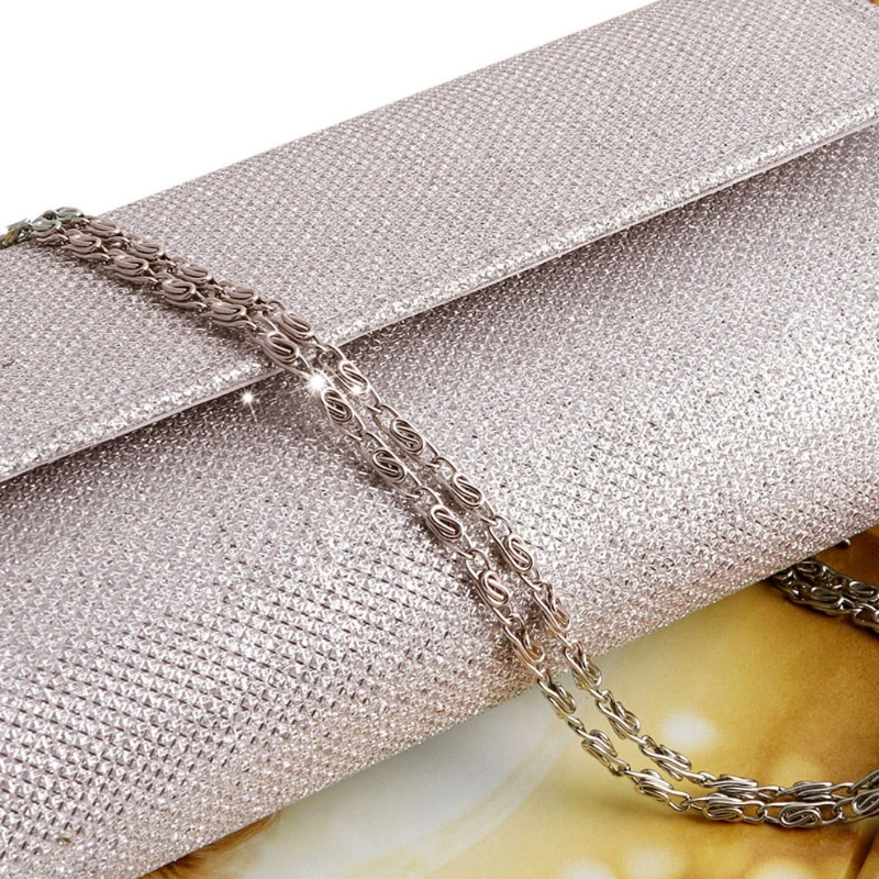 THINKTHENDO Women's Evening Shoulder Bag Bridal Clutch Party Prom Wedding Envelope Handbag THINKTHENDO Women's Evening Shoulder Bag Bridal Clutch Party Prom Wedding Envelope Handbag