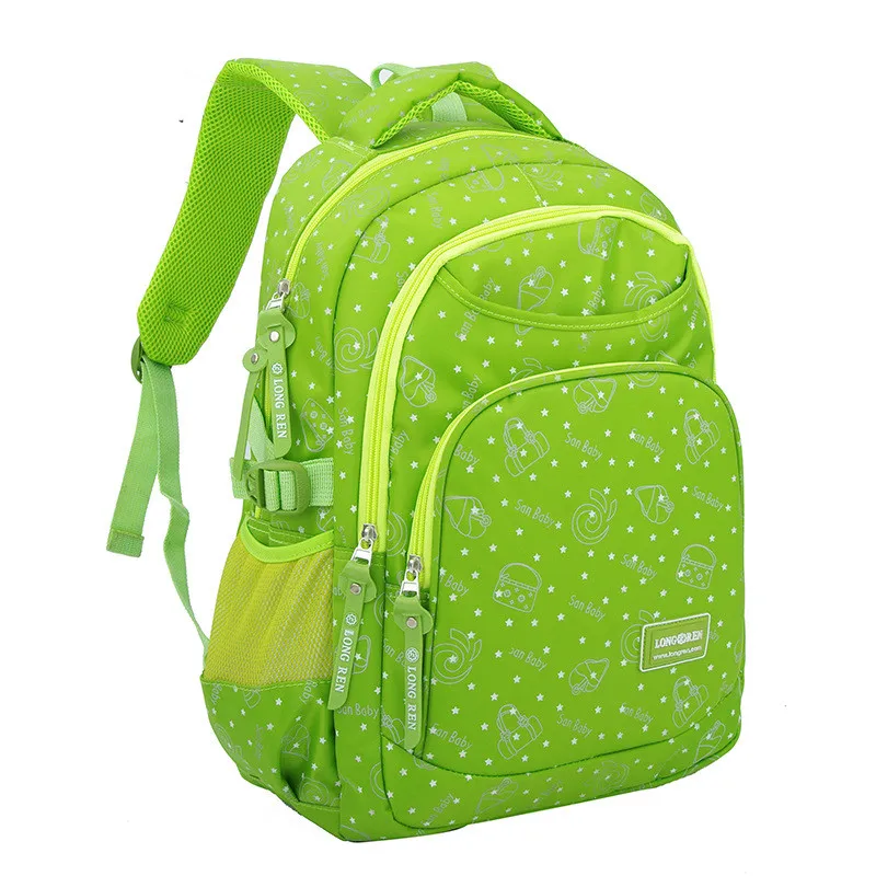 Детские школьные сумки, Детские рюкзаки для девочек и мальчиков, школьный рюкзак Mochila, рюкзак большого и маленького размера Mochila - Цвет: green L