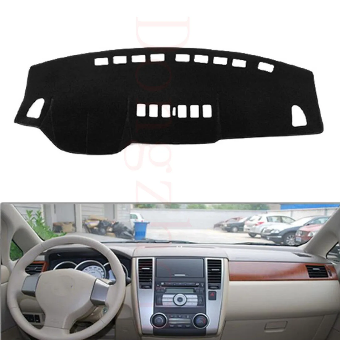 Dongzhen Fit For Nissan Tiida 2005 to 2010 Car Dashboard Cover Avoid Light Pad Instrument Platform Dash Board | Автомобили и