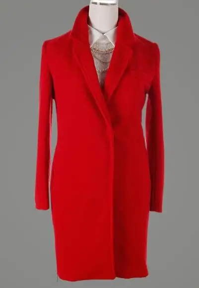 Mode Long 2017 Couleur Qualité Automne Nouveau Manteaux Manteau Haute De Pur Femmes Printemps Laine q86gFw8