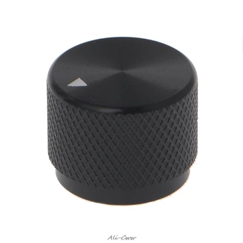 

0.24" Dia Black Aluminum Rotary Control Potentiometer Knob 20mm x 16mm LW S927
