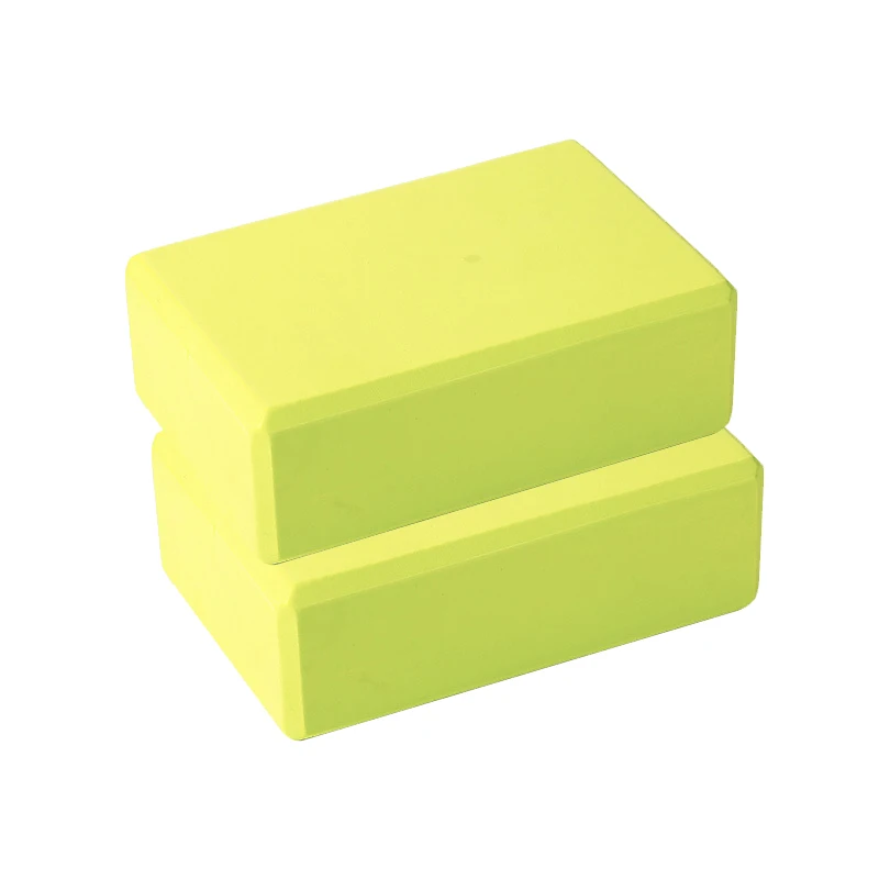 

Yoga Block EVA Foam 2PCS Sports Workout Yoga Block Black High Density Brick Stretching Yogi Accessories Exercise Support