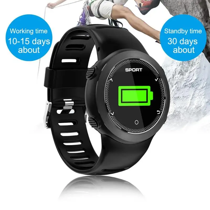 M68 Смарт часы Bluetooth возможностью погружения на глубину до 30 м IP68 водонепроницаемый компас шагомер сердечного ритма