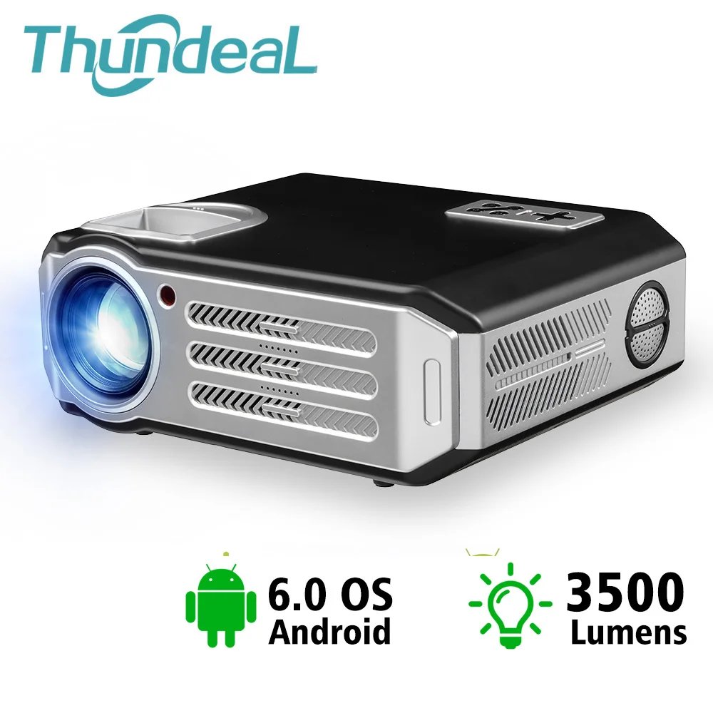 ThundeaL RD-817 LED الروبوت wifi البروجيكتور 3500 شمعة البروجيكتور فيديو HDMI USB كامل HD 1080 P Projetor التلفزيون المسرح المنزلي متعاطي المخدرات