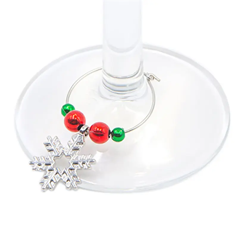 

Music Characters Wine Glass Charms 6PCS Wine Glass Charms Rings Marker Christmas Party Bar Table Decorations decoracion A20