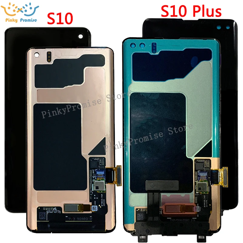 

Black 6.1'' AMOLED LCD for SAMSUNG S10 LCD G9730 Display SM-G9730 Touch Screen Digitizer For SAMSUNG Galaxy S10 Plus LCD G9750
