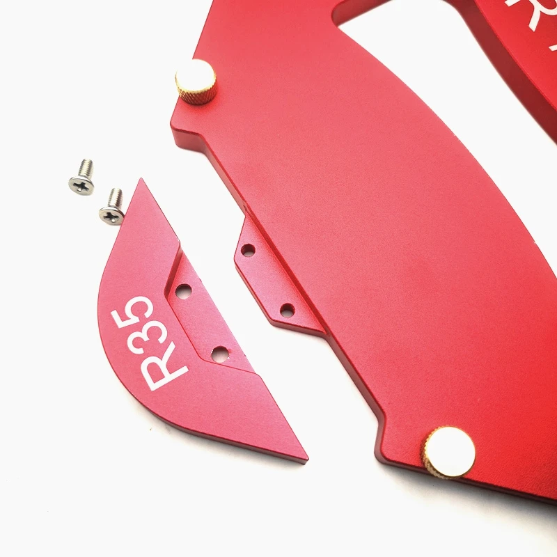 Router Table Corner Jig Radius Chamfer Profile Template Kits Aluminium Alloy for Woodworking Trimmi