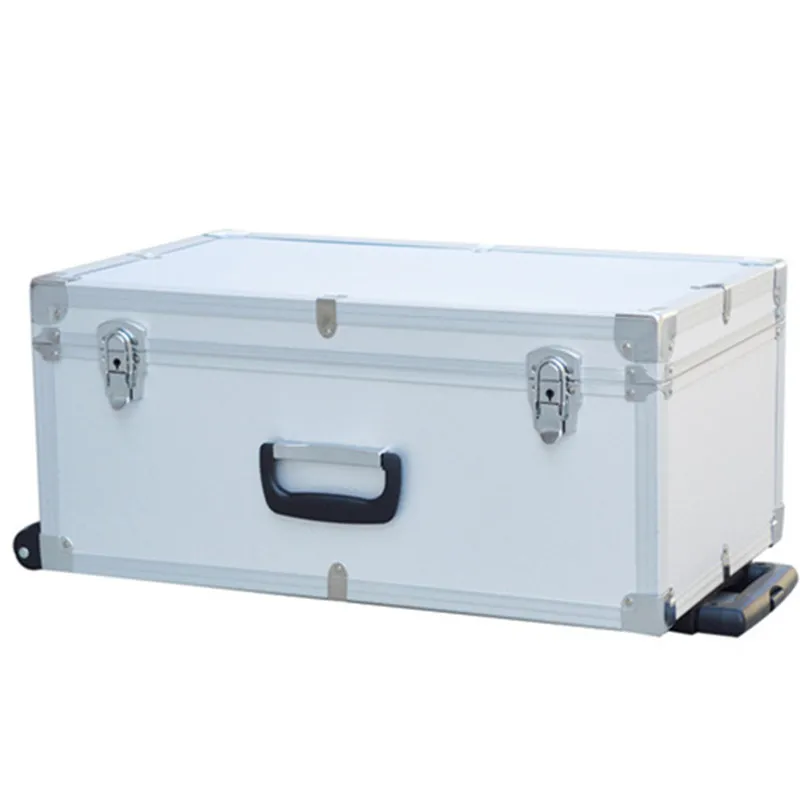 Дорожная сумка на колёсах точный инструмент toolbox от влаги, противоударный алюминиевый сплав ABS чемодан сумка коробка для хранения багажные сумки