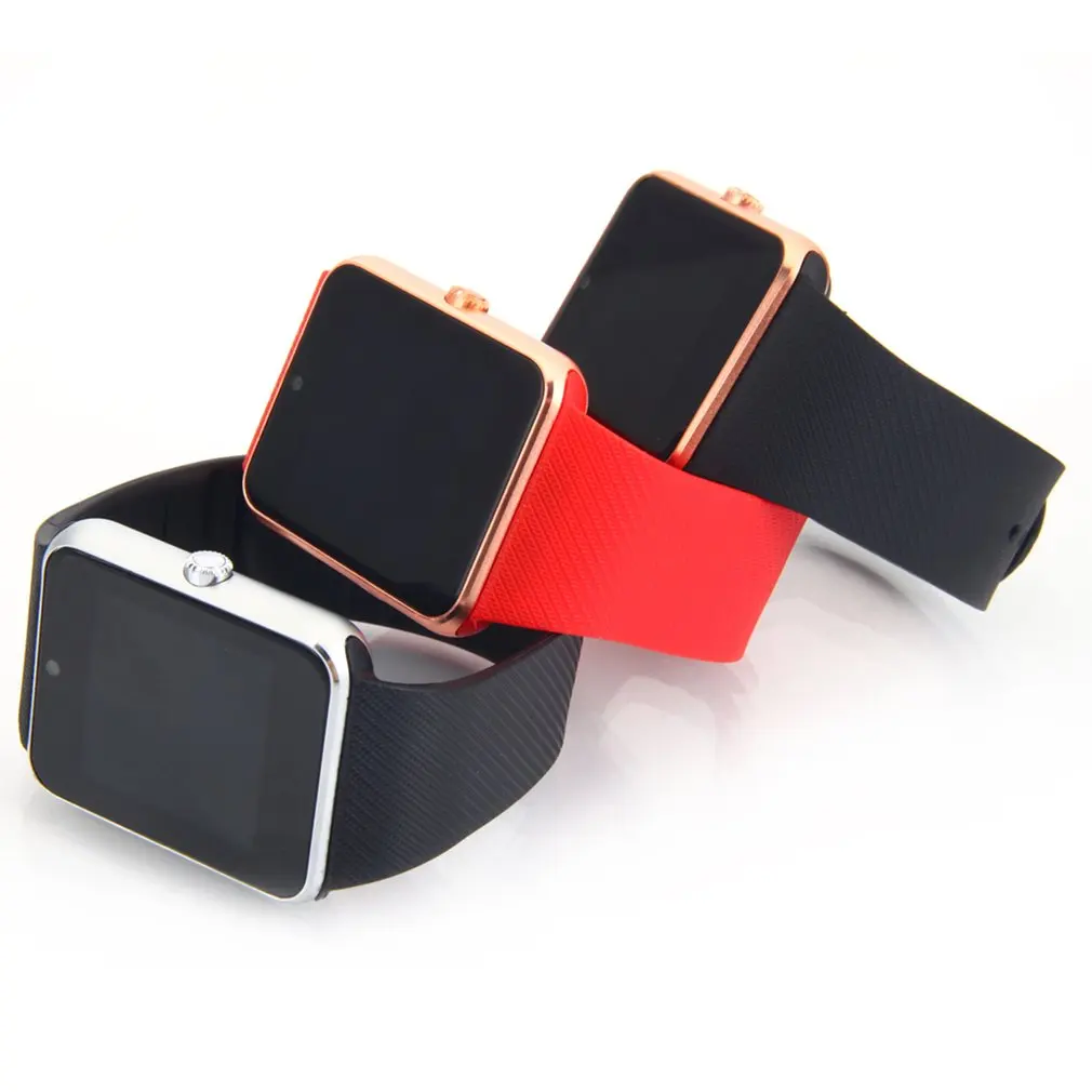 GT08 Bluetooth Смарт часы для Android и iOS с камерой поддержка sim карты TF унисекс смарт
