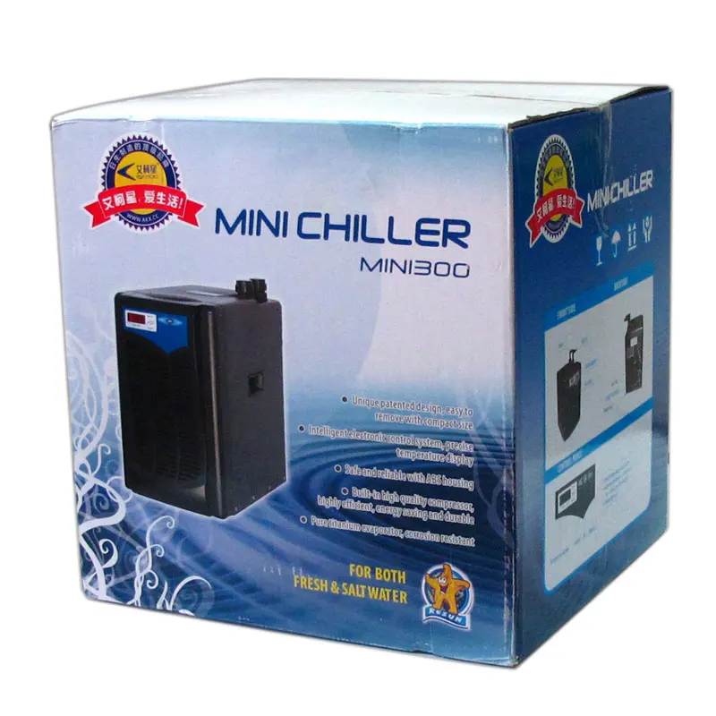

mini300 chiller . Coralline fish tank cold water machine MINI-300 sea water fish tank refrigerator refrigerator 1/10HP