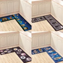 WINLIFE 2 шт. мультфильм фланелевые коврики для дома водопоглощающие коврики маслостойкие коврики для кухни ванной моющиеся коврики прикроватные коврики