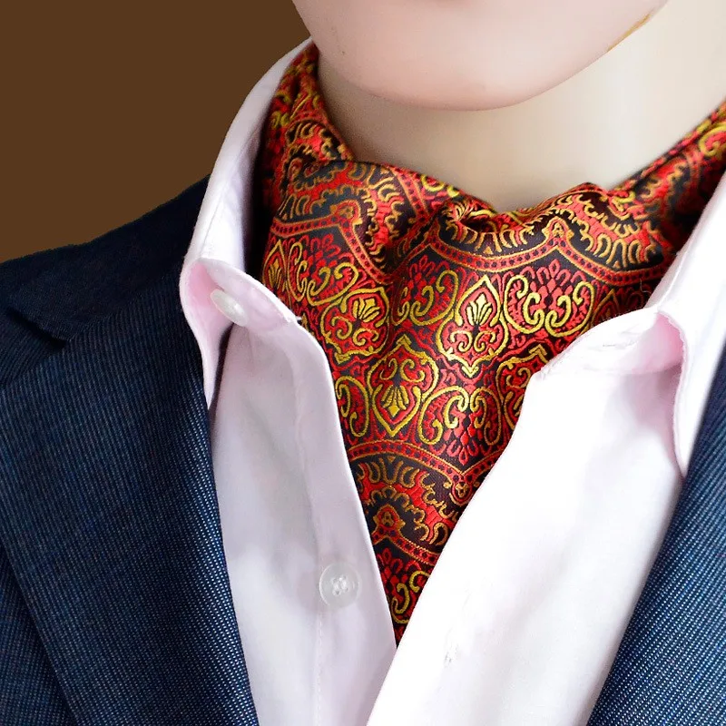 Новинка cravat ascot мужские модные галстуки в горошек foulard violette