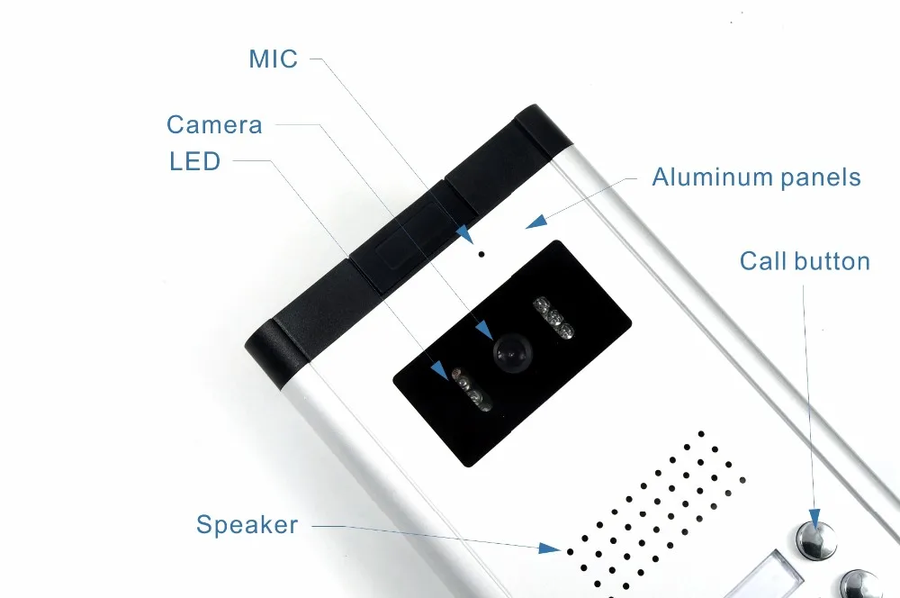 Discount 4.3 Inch 1V10 Indoor  Monitor Wired Intercom Video Door Phone 2