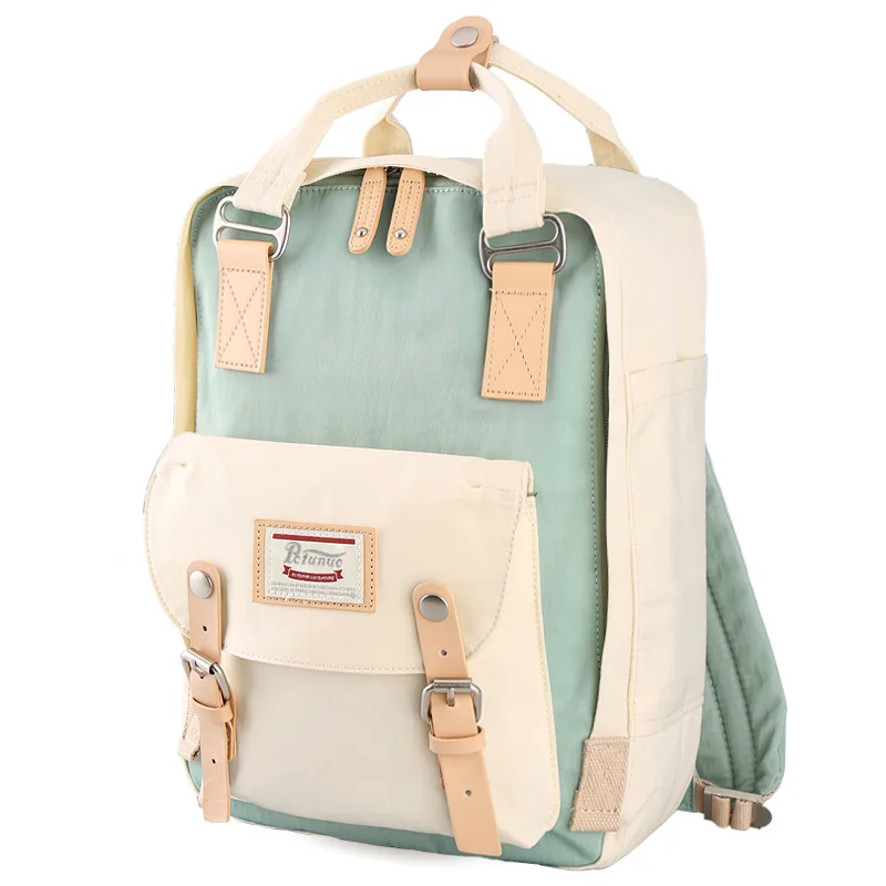 Японский и корейский женский рюкзак большой емкости Школьный брезентовый Рюкзак для девочек Модные Винтажные дорожные сумки для ноутбуков - Цвет: G