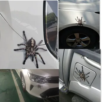 

3D Car Sticker spider Bumper Retrofit Stickers for daihatsu terios ford mondeo ssangyong rexton corolla 2014 honda insight