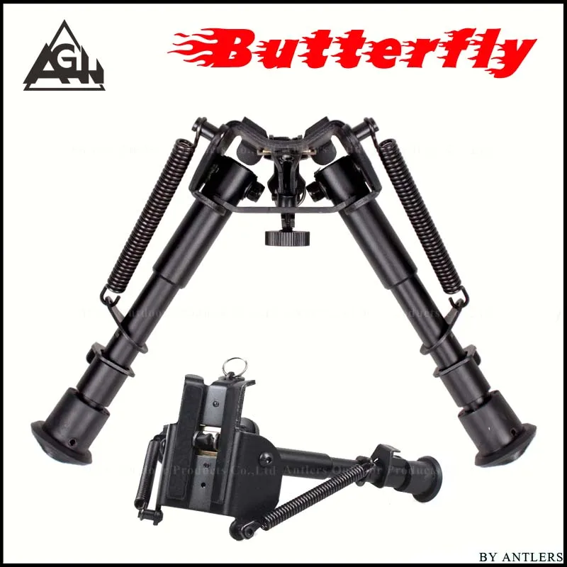 

Pcp air rifle paintball Outdoor sports tripod sniper butterfly bracket universal folding CS war for gun shooting