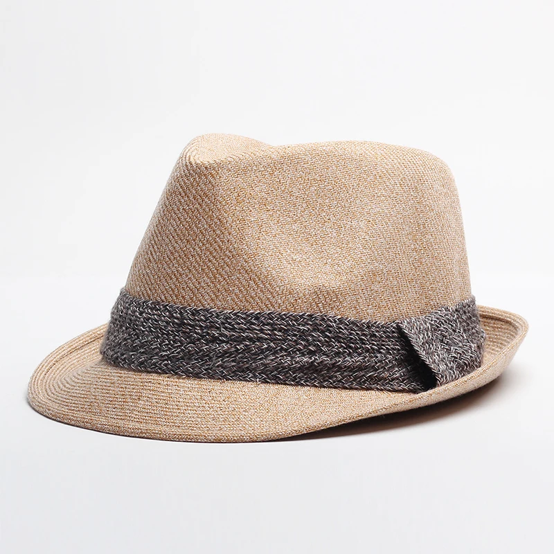 

Fashion Top Hip Hop Fedoras Hat Wide Side Vintage Jazz Cap Monochrome Fashion Cap Free shipping sale