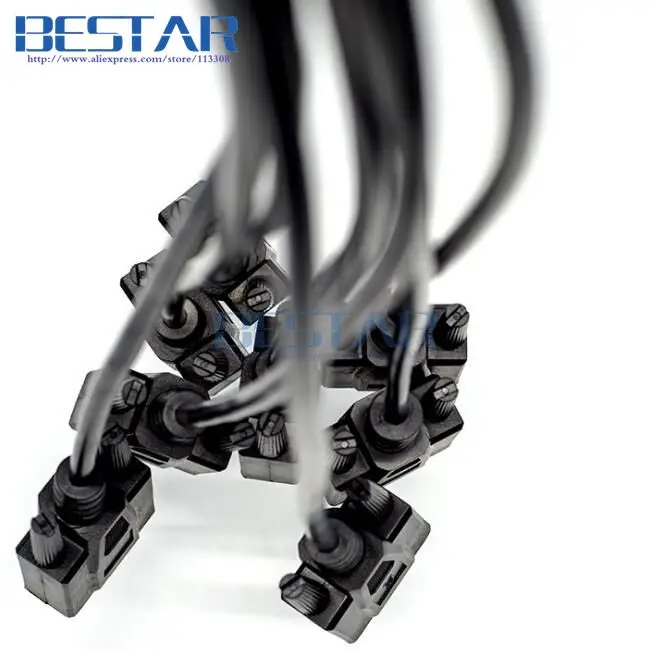 DB62 DB 62 Pin 62pin Male к 8 * DB9 HD 9PIN X male переходник последовательный порт Шнур кабель для scsi