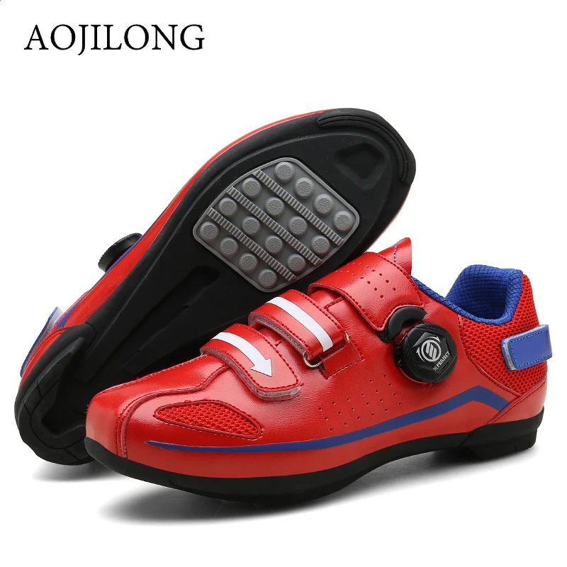 

2019 Non-Slip Professional Self-Locking Cycling Shoes Road Bike Bicycle Ultralight Athletic Racing Sneakers Zapatos Ciclismo