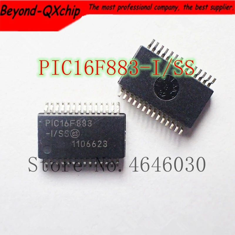 Бесплатная доставка 50 шт./лот Φ/SS PIC16F883I/SS PIC16F883ISS PIC16F883 8BIT 7KB SSOP28 | Электронные