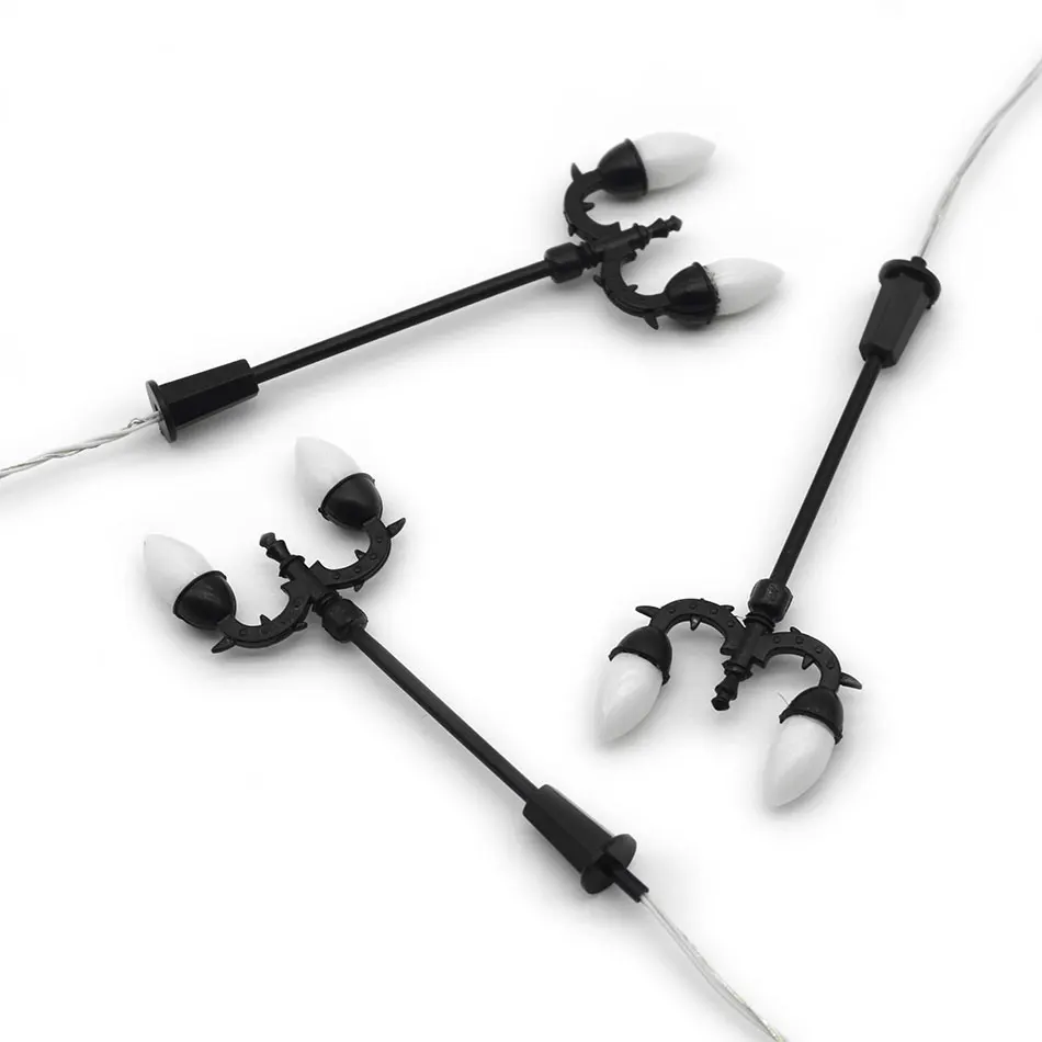 

Teraysun 2017 LED Warm-white Lighting Model Railway LED Lamppost Lamps Street Lights N Scale 1:150