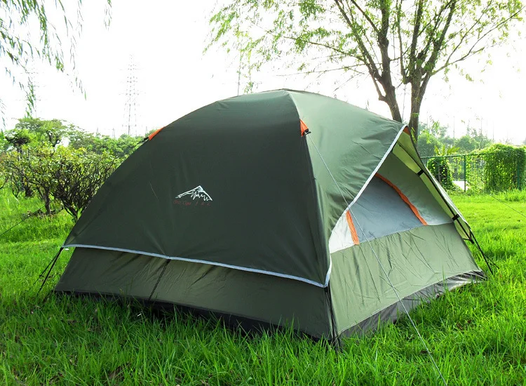 3-4 человек ветровка палатка двухслойная Водонепроницаемая анти УФ туристические палатки для наружного туризма пляж путешествия